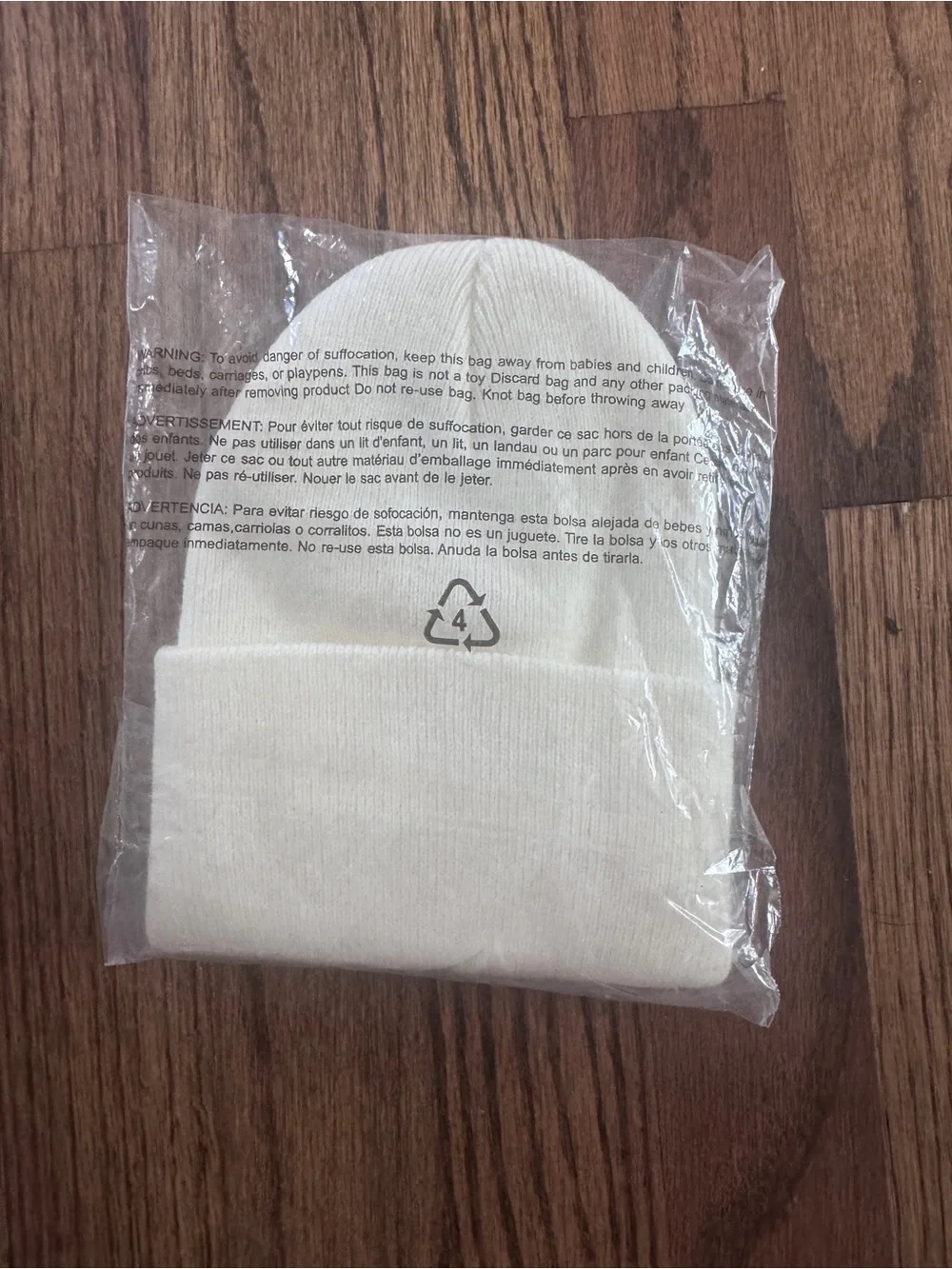 Carhartt Toddler Cream Cuffed Knit Beanie